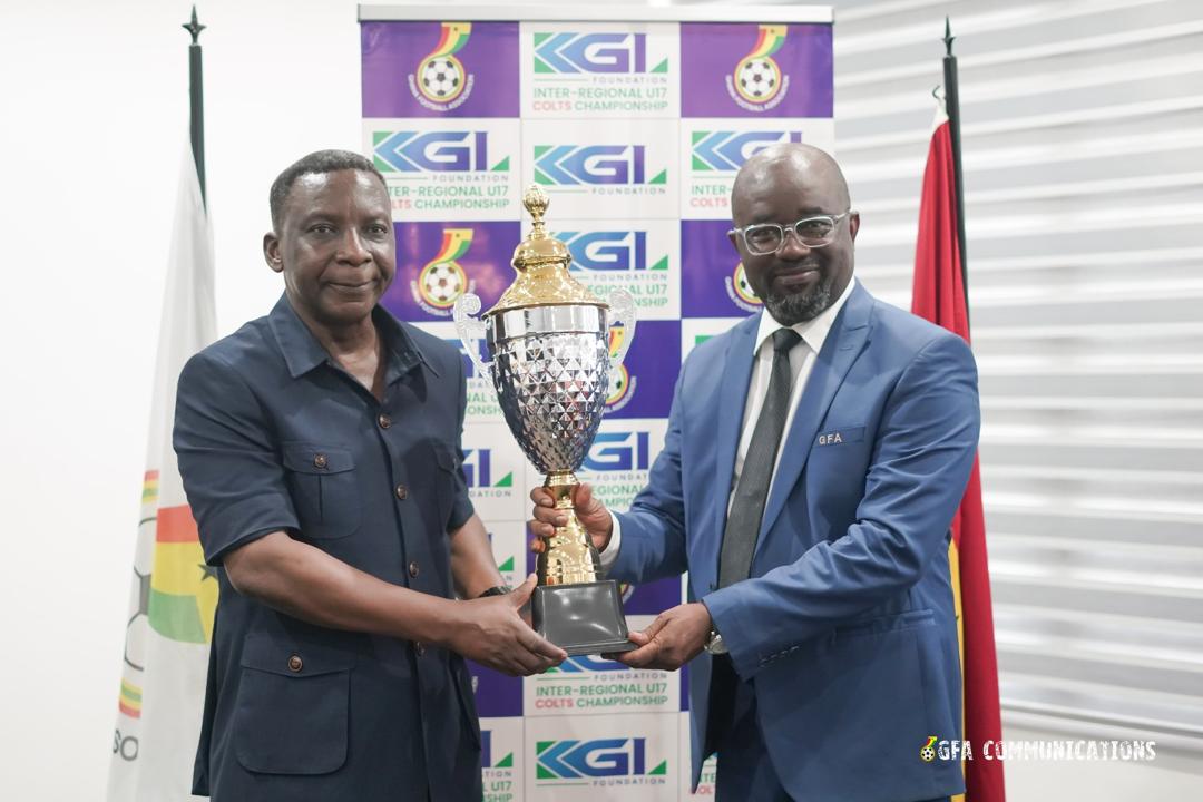 Power to the Youth: GFA presents medals, plagues and trophies to RFAs to support Colts football