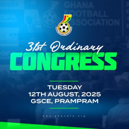 https://www.ghanafa.org/31st-ordinary-session-of-congress-set-for-prampram-on-august-12