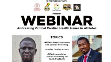 Ghana Football School and the Ghana society of Cardiology to host Webinar on Athletic Health and Medical Emergencies