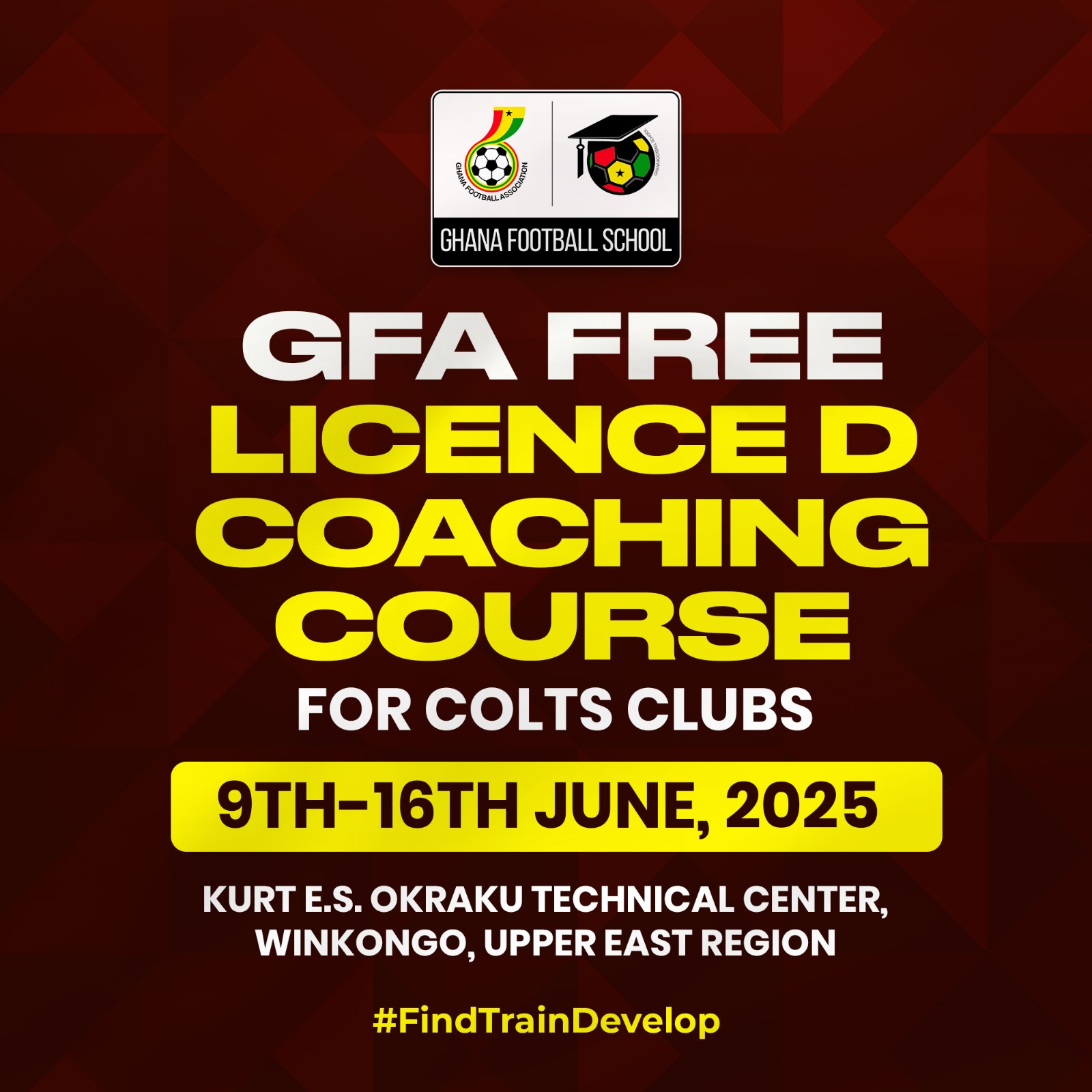 Upper East Region Hosts 2nd Batch of GFA Free License D Coaching Course for Colts Coaches