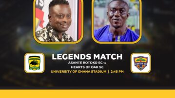 Hearts of Oak legends and Asante Kotoko legends set for MTN FA Cup Final curtain raiser