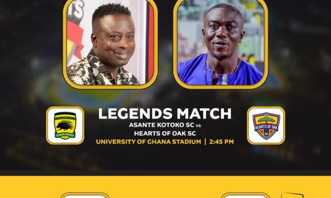 Hearts of Oak legends and Asante Kotoko legends set for MTN FA Cup Final curtain raiser