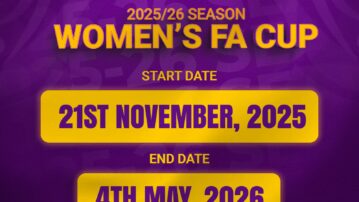 2025/26 Women’s FA Cup kicks start on November 21