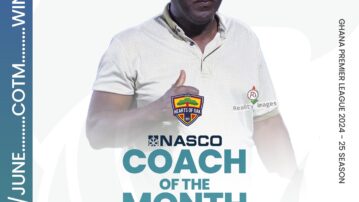 Aboubakar Ouattara wins May/June NASCO coach of the month