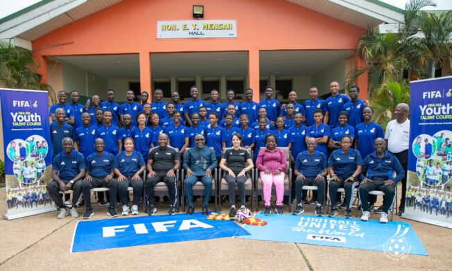 General Secretary Prosper Harrison Addo opens 2025 FIFA MA Young Talent Referees Course in Prampram