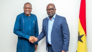 President Kurt E.S Okraku pays courtesy call on Minister for Labour, Jobs and Employment to explore collaborative opportunities