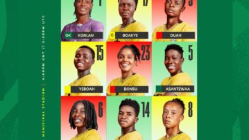 Stella Nyamekye makes first start, Josephine Bonsu keeps place in starting lineup for Algeria