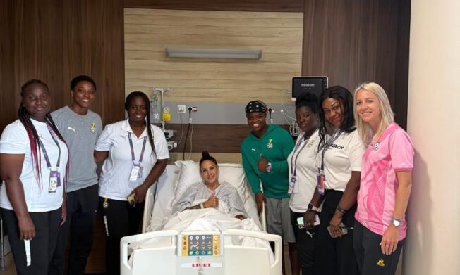 Black Queens visit South Africa’s Gabriela Salgado in hospital after WAFCON injury