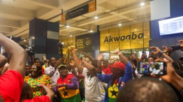 Black Queens receive hero's welcome in Accra after WAFCON Bronze triumph