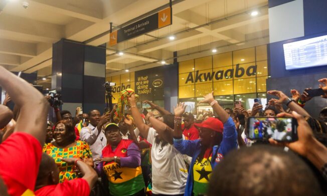 Black Queens receive hero's welcome in Accra after WAFCON Bronze triumph
