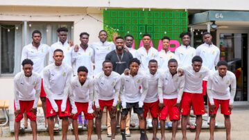 Kasim Adams inspires national U-19 Boys in Basel
