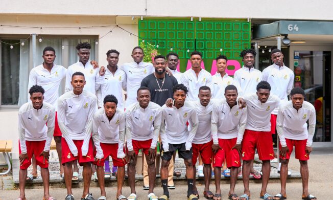 Kasim Adams inspires national U-19 Boys in Basel