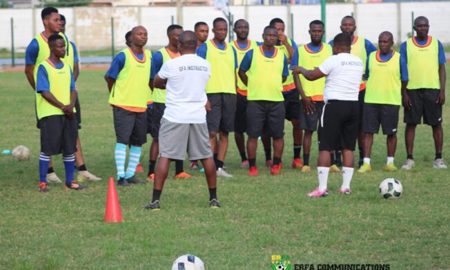 GFA Free License D Coaching Course Underway at Koforidua Sports Stadium for Eastern RFA