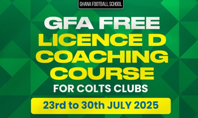 Free Licence D Coaching Course for Colts Coaches set for July 23-30 in the Northern Region