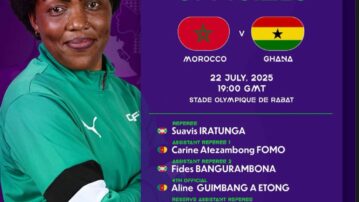 Suavis Iratunga to officiate crucial WAFCON clash between Morocco and Ghana  