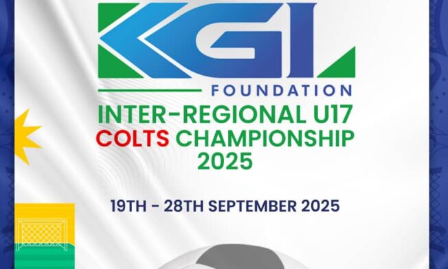 2025 Edition of KGL Inter-Regional U17 Colts Championship Set for September 19–28