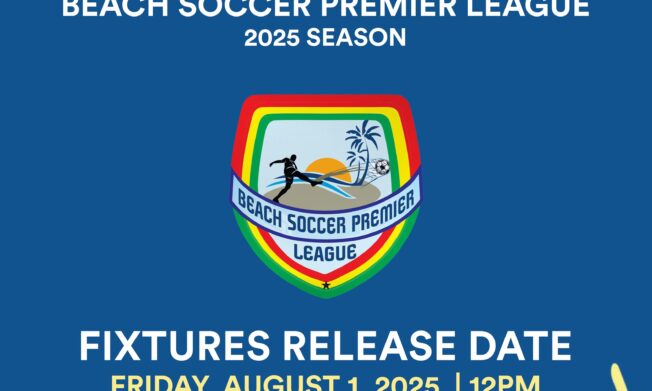 2025/26 Beach Soccer Premier League Fixtures to be released on Friday, August 1