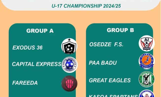 Central Regional FA to Host Two-Day U-17 Championship at Enyan Abaasa AstroTurf