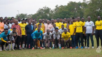 President Kurt E.S Okraku, EXCO visit Gold Stars FC ahead of CAF Champions League debut