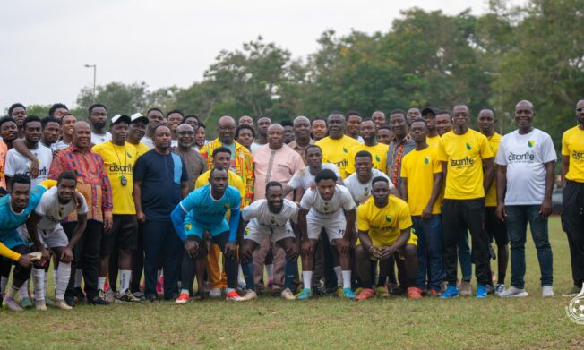 President Kurt E.S Okraku, EXCO visit Gold Stars FC ahead of CAF Champions League debut