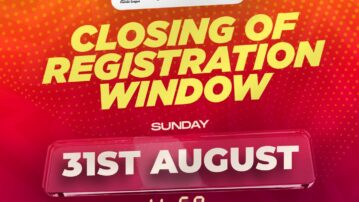 2025/26 season main registration window to shut August 31