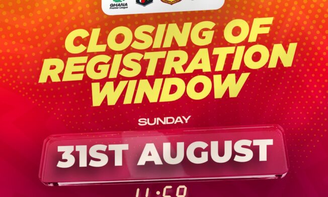 2025/26 season main registration window to shut August 31