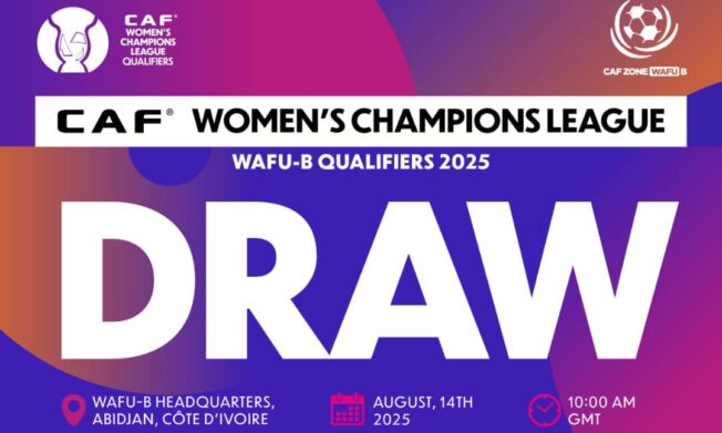 Draw for CAF Women’s Champions League WAFU B qualifiers set for Thursday in Abidjan