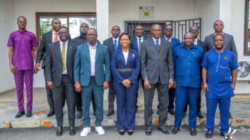 President Kurt Edwin Simeon-Okraku pays courtesy call on CID boss Lydia Donkor ahead of 2025/26 season