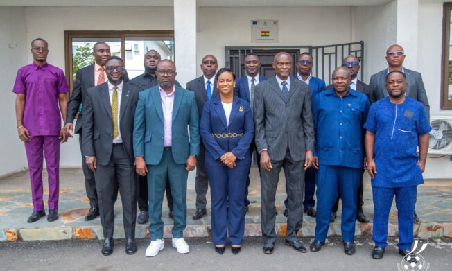 President Kurt Edwin Simeon-Okraku pays courtesy call on CID boss Lydia Donkor ahead of 2025/26 season