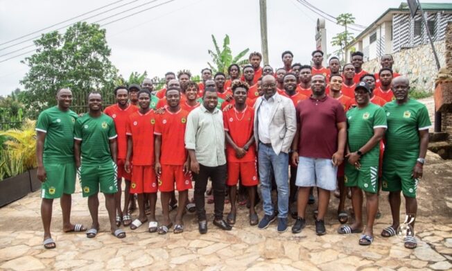 President Simeon-Okraku visits Asante Kotoko ahead of CAF Confederation Cup Campaign