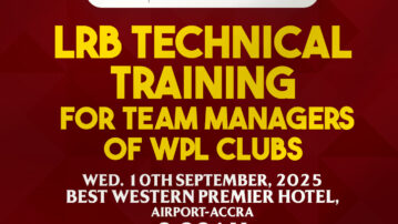 GFA and betPawa to organise LRB Technical Training for Women’s Premier League Team Managers on Sept 10