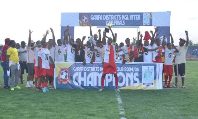 Siano SC Crowned 2024/25 GARFA KGL Colts Champions