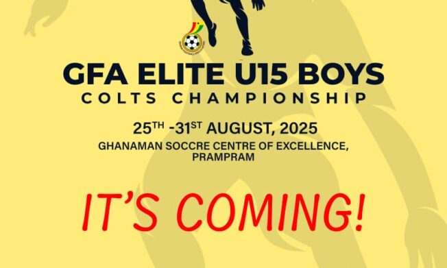 FIFA TDS: Elite U15 Boys Colts Championship Set for August 25 Kick-Off
