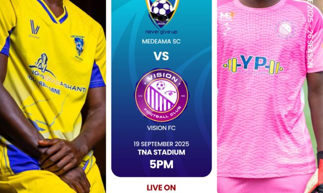 Premier League: Medeama seek second straight win as Vision FC visit Tarkwa on Friday