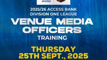 Training Workshop for Access Bank Division One League Venue Media Officers takes place on Thursday