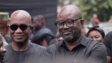 President Kurt Edwin-Simeon Okraku leads delegation to pay final respects to Asantehemaa