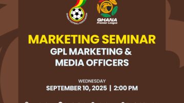 One-day workshop for Club Media and Marketing Officers slated for September 10