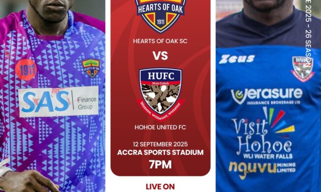 Premier League: Accra Hearts of Oak eye fast start against debutants Hohoe United on Friday night
