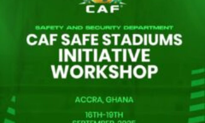 CAF Safe Stadium Workshop for GPL Security Officers and other Stakeholders open on Tuesday
