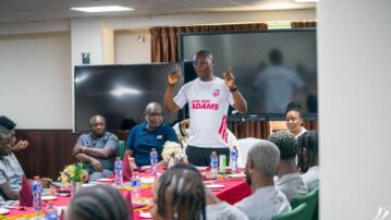 Minister of Sports and Recreation Kofi Adams meets Black Stars ahead of Mali clash