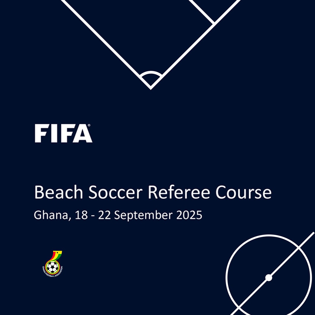 FIFA MA Beach Soccer Referees Course Set for September 18–22 in Ada