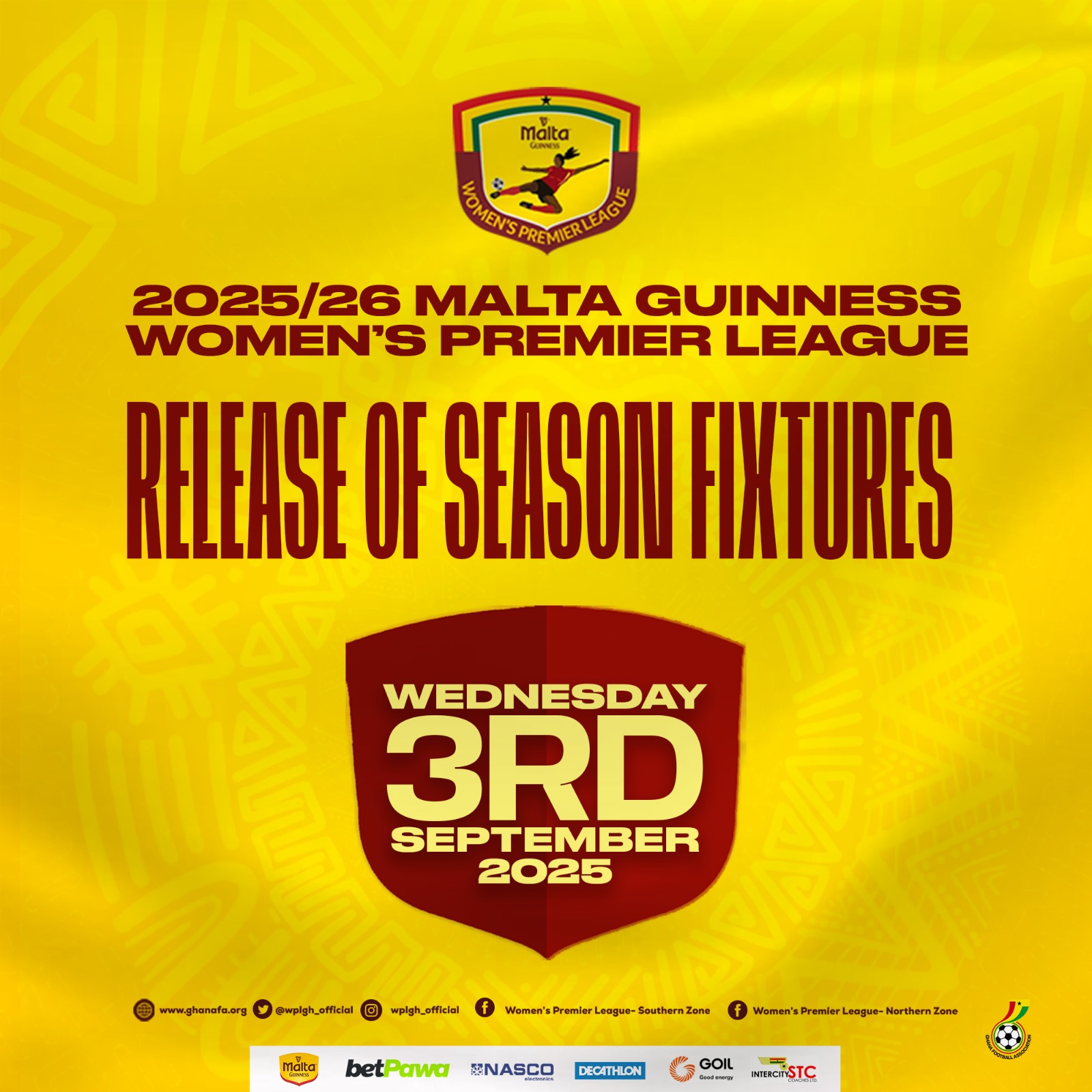 2025/26 Malta Guinness Women’s Premier League fixtures to be released Wednesday Sept 3