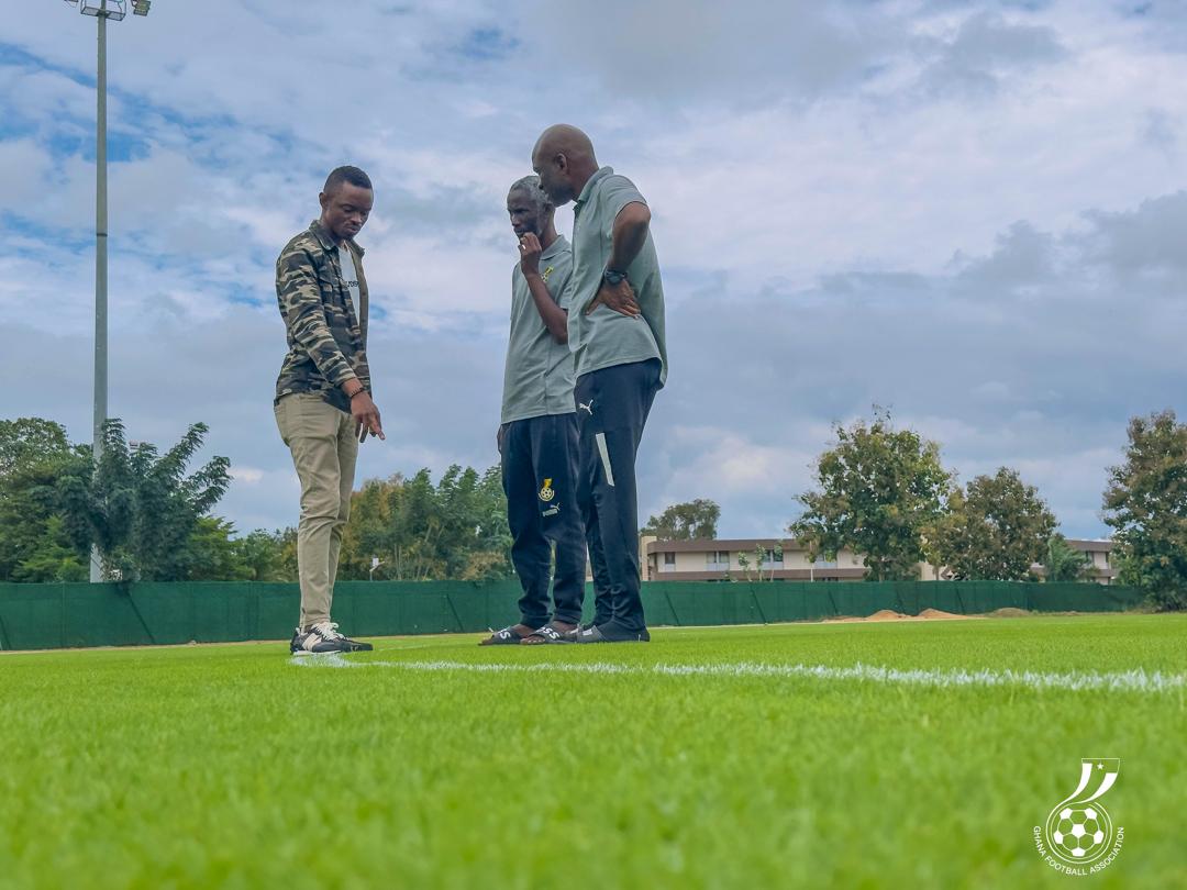 WAFU Zone B U17: Coach Dr. Ogum Inspects Black Starlets’ Training Pitches in Yamoussoukro Ahead of Official Schedule