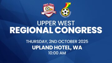 Upper West Regional Football Association Holds Ordinary Congress on October 2nd