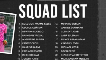 Coach Dr. Prosper Narteh Ogum Names Squad for WAFU Zone B U17 Boys Championship