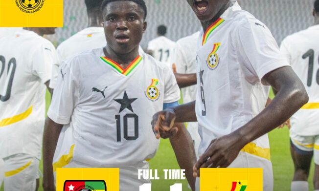 WAFU B U17 BOYS: Ten-Man Black Starlets Held by Togo in dramatic 1-1 stalemate