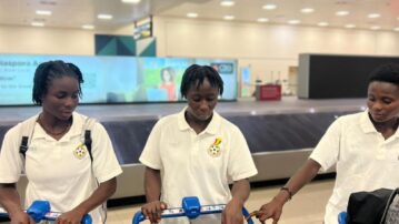 Black Princesses back in Ghana ahead of FIFA World Cup 2nd leg qualifier against Tunisia