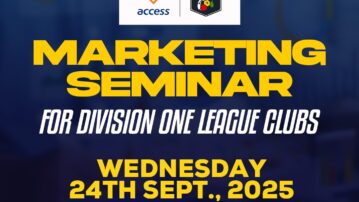 Access Bank Division One League Clubs set for Marketing Seminar on Wednesday