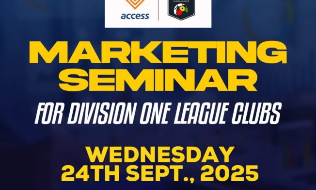 Access Bank Division One League Clubs set for Marketing Seminar on Wednesday