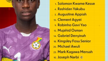 WAFU B U17 BOYS: Dr. Ogum Names Strong Starting XI to Face Nigeria in Semi-Final Clash